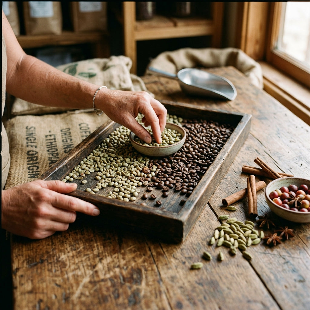 Single estate coffee beans